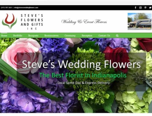 New Wedding Site For Steve’s Flowers