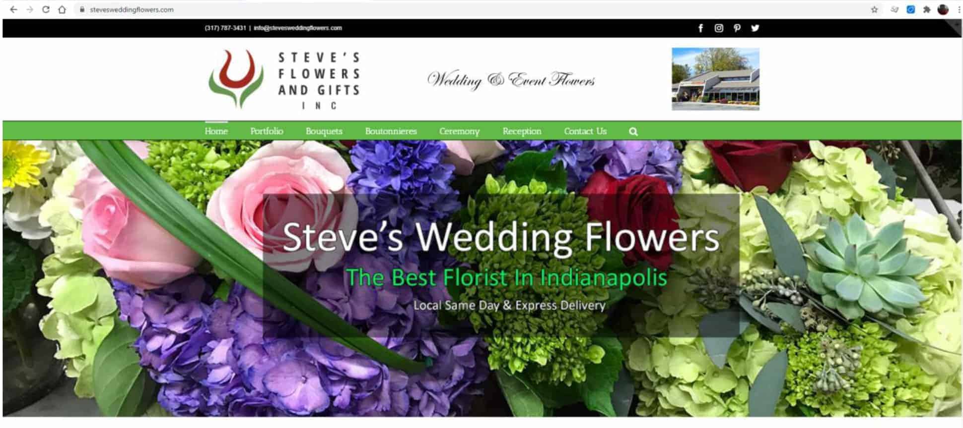 New Wedding Site For Steve S Flowers